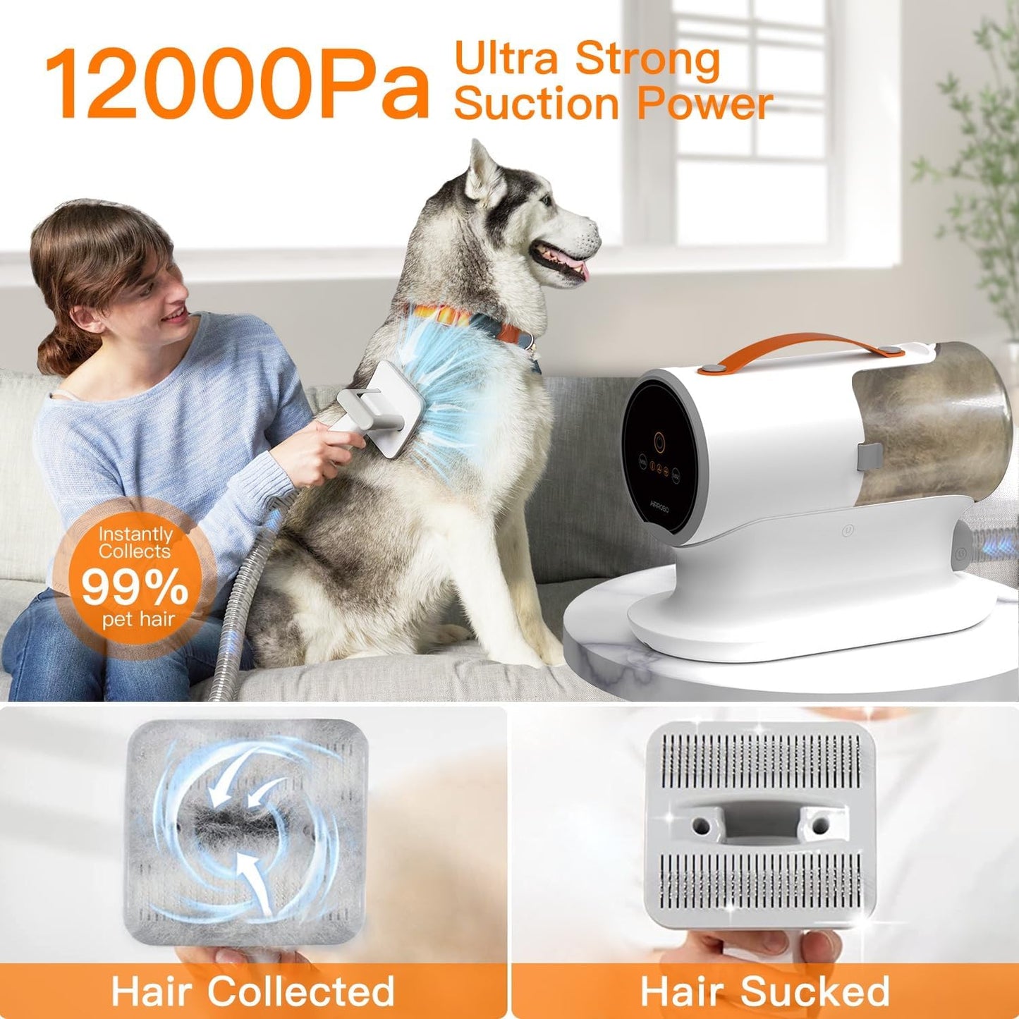 AIRROBO Pet Grooming Vacuum