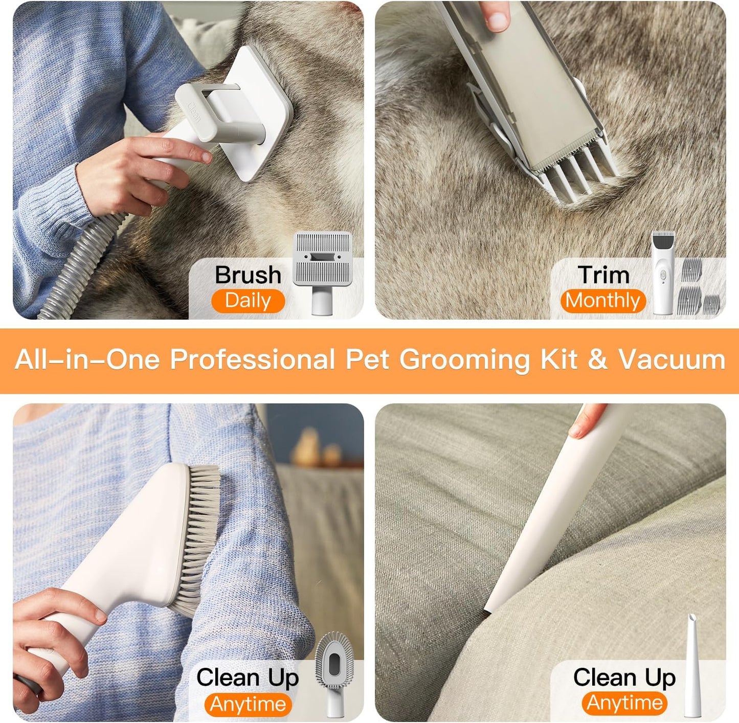 AIRROBO Pet Grooming Vacuum